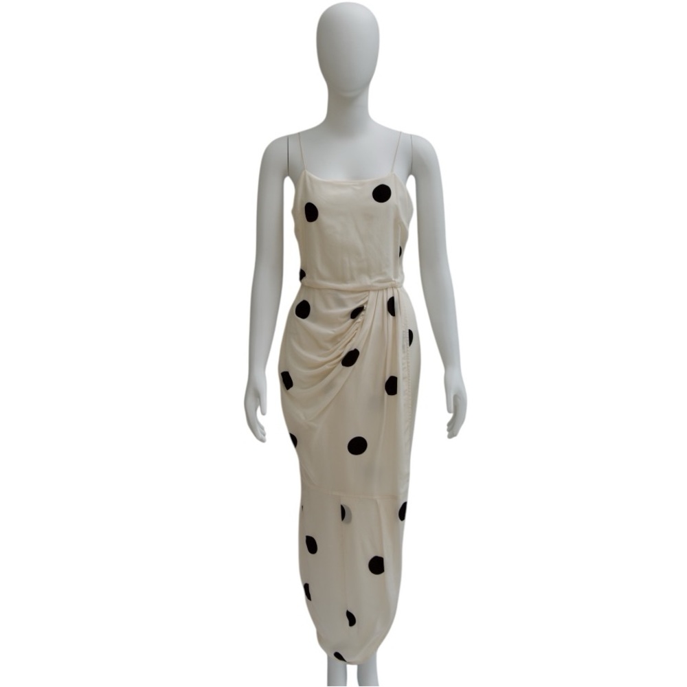 Derek Lam 10 Crosby black and white polka dot feminine dress Size 4